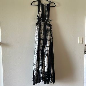 Tie dye maxi dress